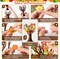 16Pcs Autumn Movable Eyes Trees for Party Favor Ornament Making Supplies, DIY Thanksgiving Craft Supplies Creative School Fun Activities for Kids (Maple Leaves)
